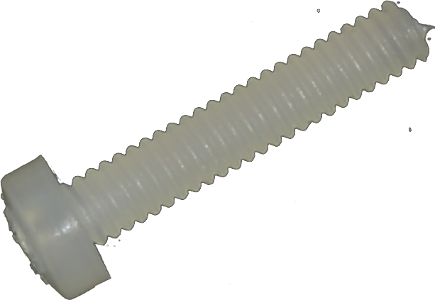 Nylon bolt M2 10 mm, 100 pcs.