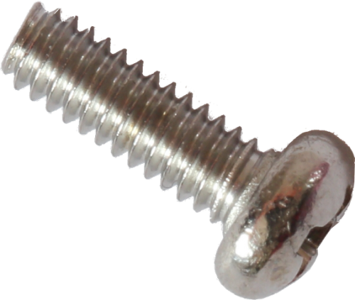 Steel bolt M2 6 mm, 100 pcs.