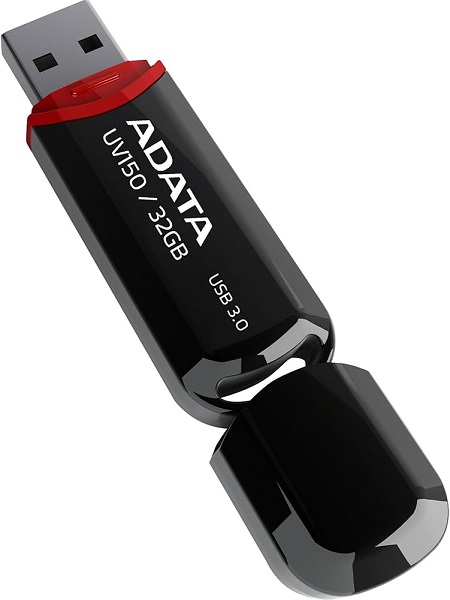 ADATA UV150, 32GB, USB3.2 crni