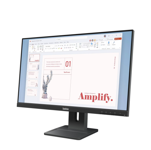 Lenovo E24-40 23.8''FHD IPS, VGA, HDMI, DP,  pivot