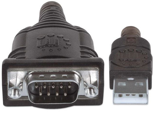 Manhattan kabel USB/RS232, AM/DB9M, 45 cm