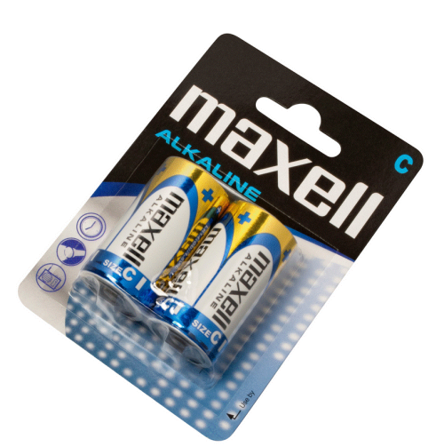 Maxell alkalne baterije LR-14/C, 2 komada