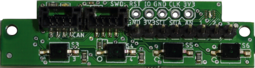 MRMS reflectance sensors 4x, CAN, analog, I2C