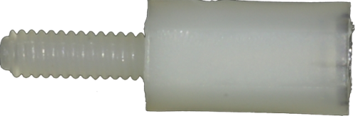 Nylon spacer M2 8 mm, 100 pcs.