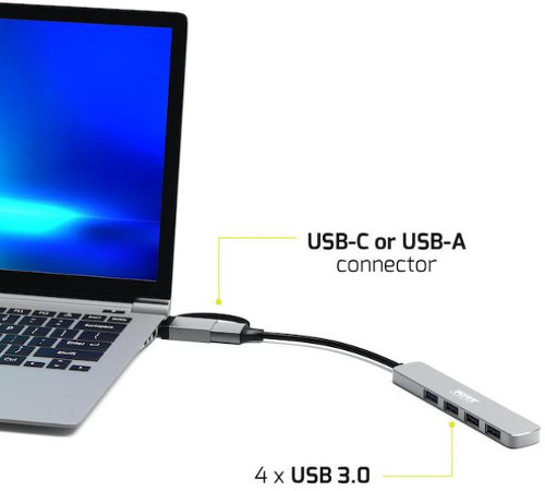 Port HUB USB-C/A 4 porta USB-A 3.0 5Gbps