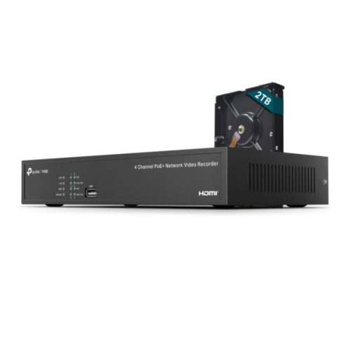 TP-Link NVR1004H-4P-2TB -VIGI 4 Channel PoE NVR | 1x2 TB HDD Preinstalled