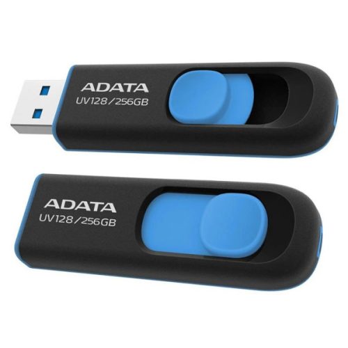 ADATA UV128, 256GB, USB3.2 plavo-crni