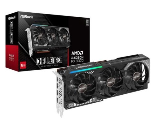 ASRock AMD Radeon™ RX 9070 GRE Steel Legend Dark 12GB OC, 12GB GDDR6