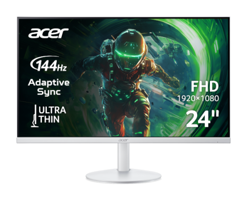 Acer SA243 23.8" IPS, 144Hz, HDMI, VGA, bijeli