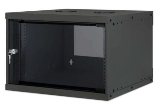Intellinet 19" Basic Wallmount Cabinet, 6U, 400 mm Depth, Black