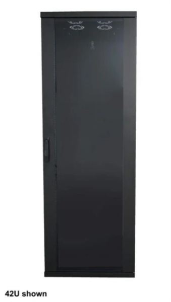 Intellinet Basic 19" Network Cabinet, 22U, 800 (D) x 600 (W) x 1144 (H) mm, Black