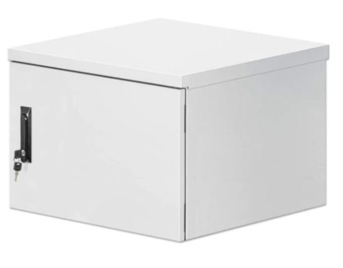 Intellinet Industrial IP55 19" Wall Mount Cabinet with Integrated Fans, 9U