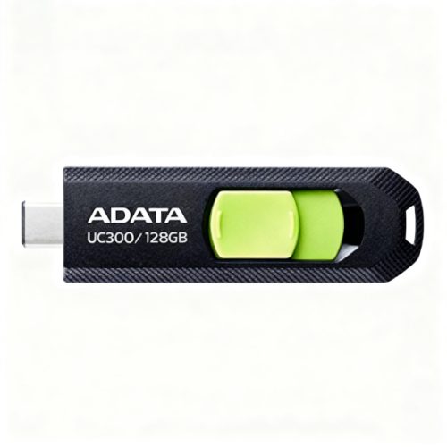 ADATA UC300, 128GB, USB Type-C crno-zeleni