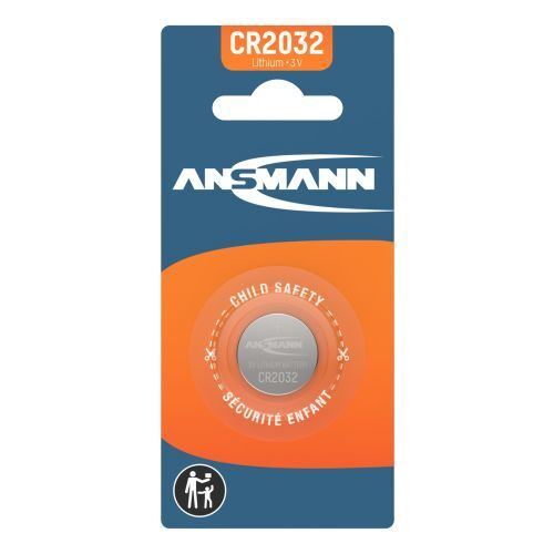 Ansmann Lithium Coin cell CR2032 1pcs blister packaging