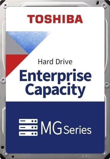 Toshiba 20 TB 3,5" HDD, 7200 RPM, Enterprise, MG10