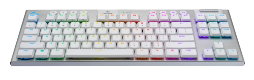 Logitech G915 TKL, meh. tipkovnica, tactile, bijel
