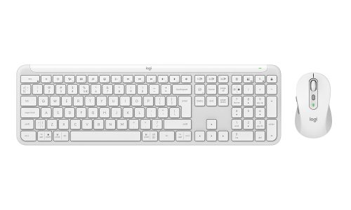 Logitech MK950 bežična tipkovnica i miš, bijela