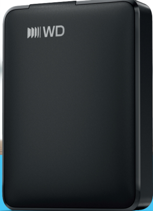 WD Elements 2TB Portable 2,5", USB-C
