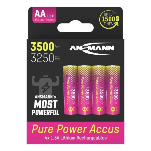 Ansmann Pure Power Li-Ion battery AA HR6 type 3500 (min. 3250 mAh)