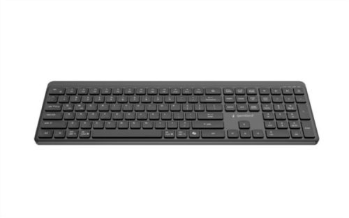 Gembird Dual-mode pro-business slim wireless keyboard, 2.4G BT, US layout