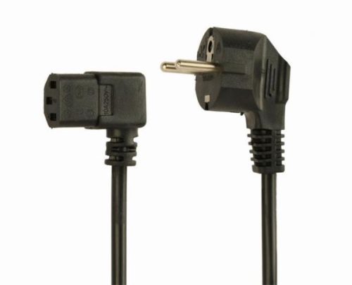 Gembird Power cord (right angled C13), 1.00 mm2, 10 A, 1.5 m