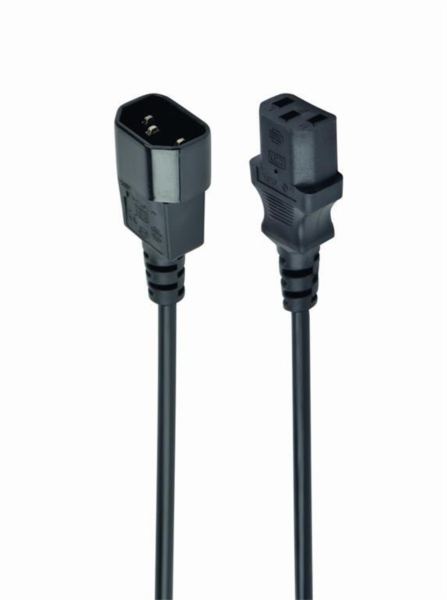 Gembird Power cord (C13 to C14), 1.00 mm2, 10 A, 5 m