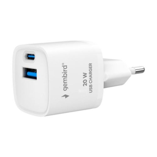 Gembird 2-port 20W USB fast charger