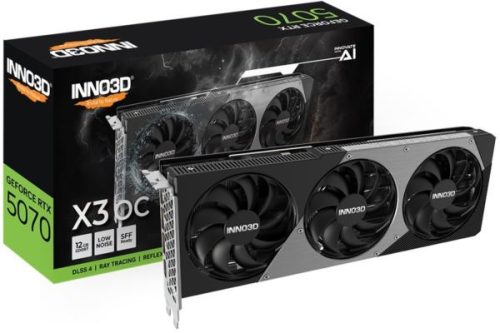 INNO3D GeForce RTX 5070 X3 OC, 12GB GDDR7