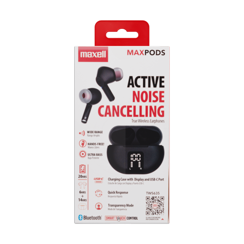 Maxell bežične slušalice TWS Maxpods ANC
