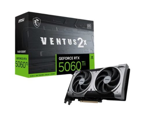 MSI GeForce RTX 5060 Ti 16G VENTUS 2X OC PLUS, V535-005R