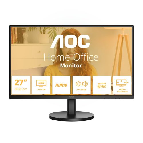 AOC U27B3A 27", 4K, 2xHDMI, DP, HAS, zvuč.