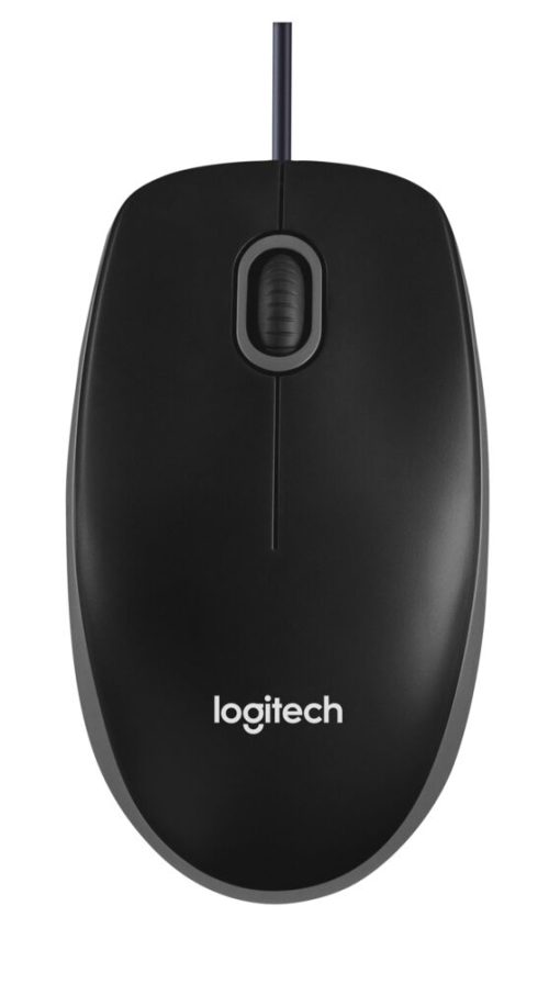 Logitech M100 žičani optički miš, tamnosiva
