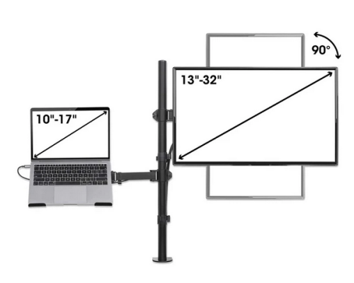 Manhattan nosač za monitor i NB,13''-32'', do 8kg