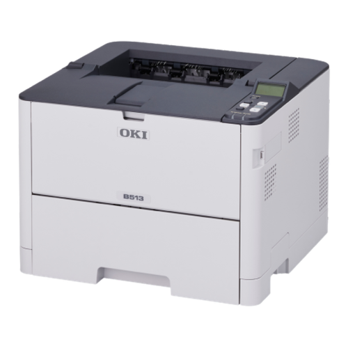 Oki B513dn, 45s/m,1200dpi, dupl., USB+GigEth.
