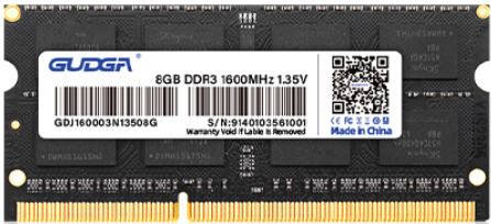Gudga 8 GB DDR3 1600, SODIMM