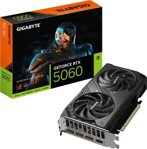 Gigabyte GF RTX5060 Windforce Max OC V2, 8GB GDDR7