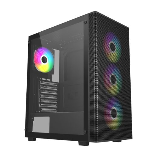 FSP M220, ARGB, 1xU3, 2xU2, crno