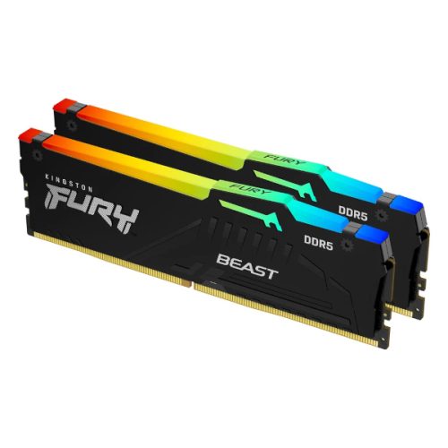 Kingston DDR5 128GB(2x64G), 5600 MHz, Fury B. RGB